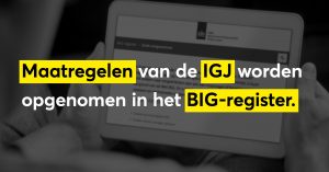 Maatregelen IGJ