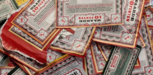 Afbeelding verpakkingen waardebonnen